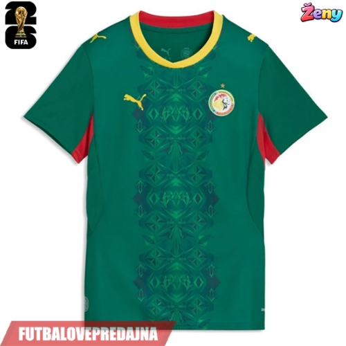 Lacne Ženy Futbalové dres Senegal MS 2026 Krátky Rukáv - Preč